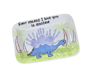 Color Me Mine Marietta Handprints Dinosaur